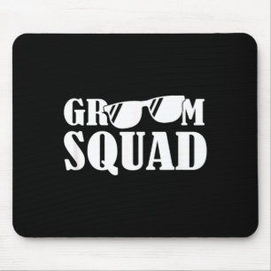 Bachelor Party Crew Groomer Wedding Groom Funny Mouse Pad