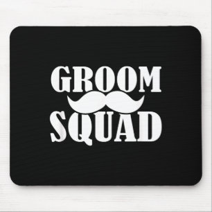 Bachelor Party Crew Groomer Wedding Groom Funny Mouse Pad