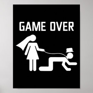 Bachelor Party Crew Groomer Wedding Groom Funny Poster