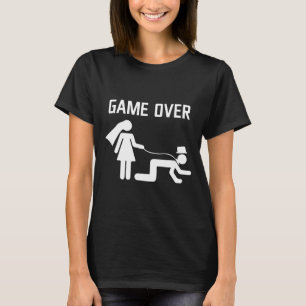 Bachelor Party Crew Groomer Wedding Groom Funny T-Shirt