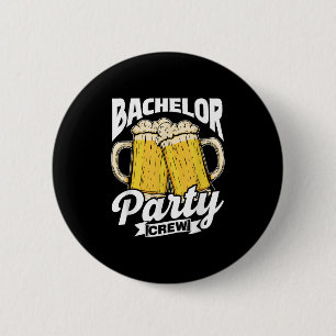 Bachelor Party Crew Team Groom Bride Bachelor 2 Inch Round Button