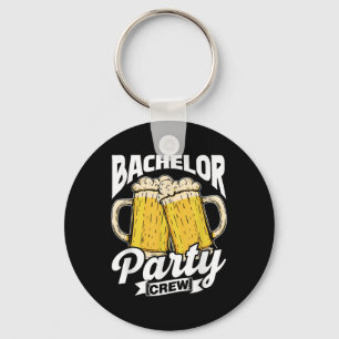 Bachelor Party Crew Team Groom Bride Bachelor Keychain