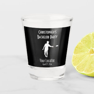 Bachelor Party Disc Golf Wedding Favor Shot Glass