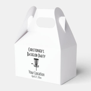 Bachelor Party Disc Golf Wedding Favour Favor Box