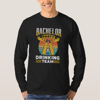 Bachelor Party Drinking Team Groom Bride Premium T-Shirt