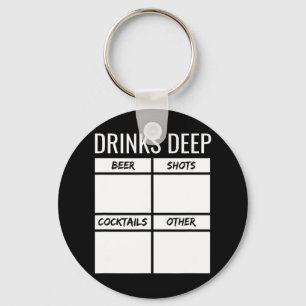 Bachelor Party Drinks Deep Drinking Tally Chart Be Keychain