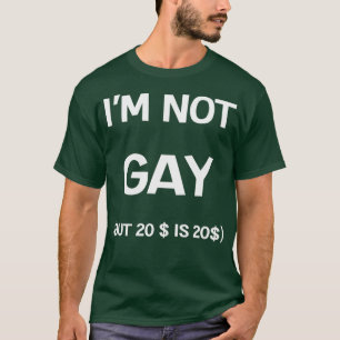 bachelor party gay funny party gift money T-Shirt