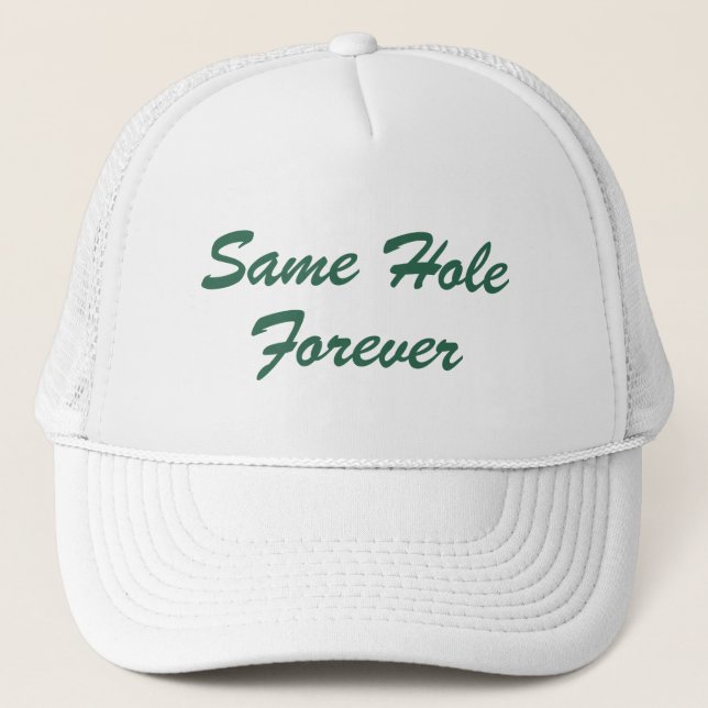 Bachelor Party Golf Hat Same Hole Forever Custom (Front)