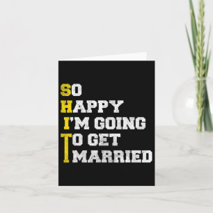 Bachelor Party Groom Shirt1  Card