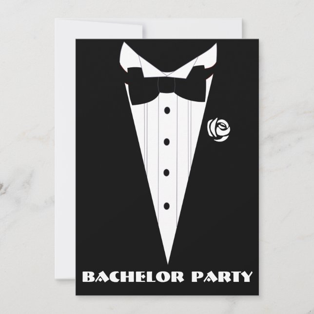 bachelor party,groom shower,stag party.... invitation (Front)