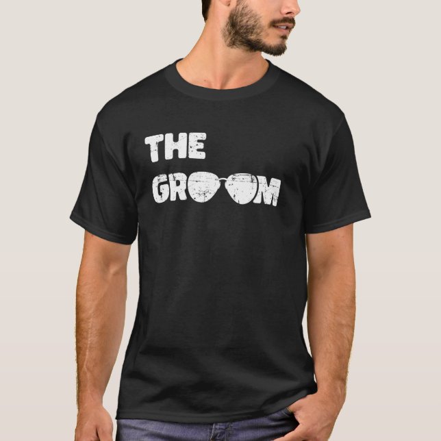 Bachelor Party Groom Sunglasses Tee Bachelor's Sta (Front)