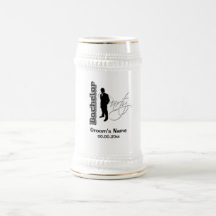 Bachelor party - grooms commemorative beer stein