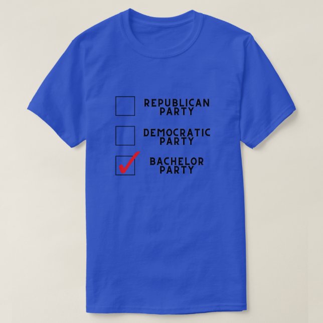 Bachelor Party Groomsman Shirt - Funny Saying (Design Front)