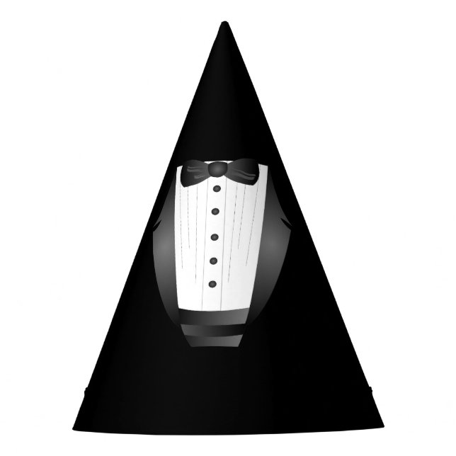 Bachelor Party Groomsman Team Groom black tuxedo Hat (Front)