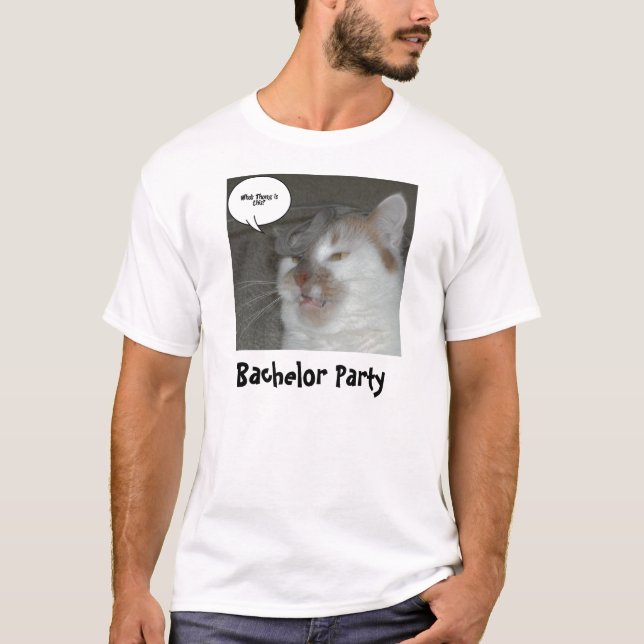 Bachelor Party Humour T-Shirt (Front)