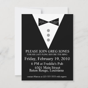 Bachelor Party Invitation