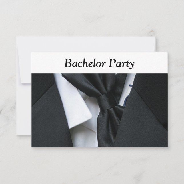 Bachelor Party Invitation (Front)