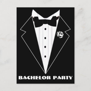 bachelor party invitation,groom shower invitation postcard