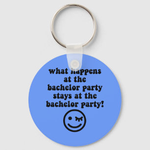 Bachelor party keychain