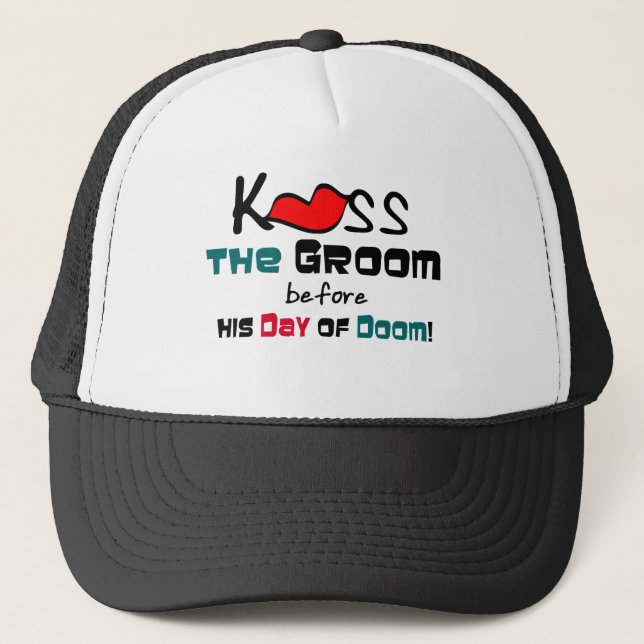 Bachelor Party Kiss the Groom Casquette (Devant)