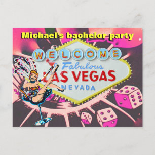Bachelor Party Las Vegas Invitation