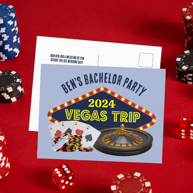 Bachelor Party Las Vegas Trip Invitation (Créateur téléchargé)