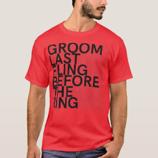 bachelor party men booze cruise gift 10 T-Shirt