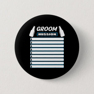 Bachelor Party Outfit With Checklist - Bachelor Pa 2 Inch Round Button