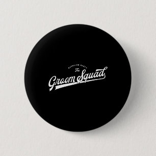Bachelor Party Set Baseball Style The Groom Squad 2 Inch Round Button