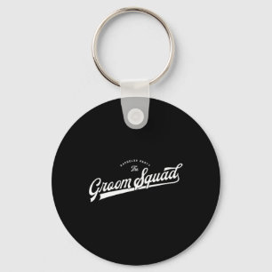 Bachelor Party Set Baseball Style The Groom Squad  Keychain