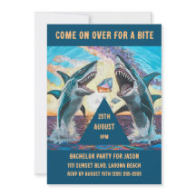 Bachelor Party- Sharks Breaching for Shiny Gems-