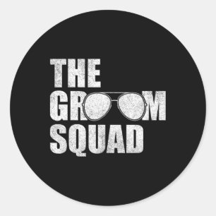 Bachelor Party Shirts For Men3 Classic Round Sticker