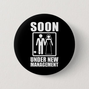 Bachelor Party Shirts For Men  2 Inch Round Button