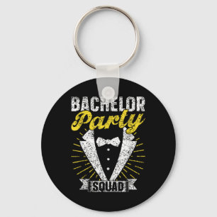 Bachelor Party Squad Groom Team Bride Bachelor  Keychain