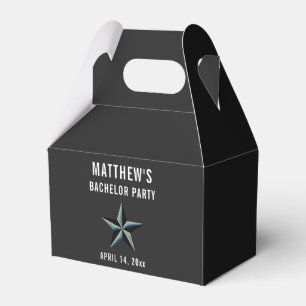 Bachelor Party Star Wedding Favour Favor Box