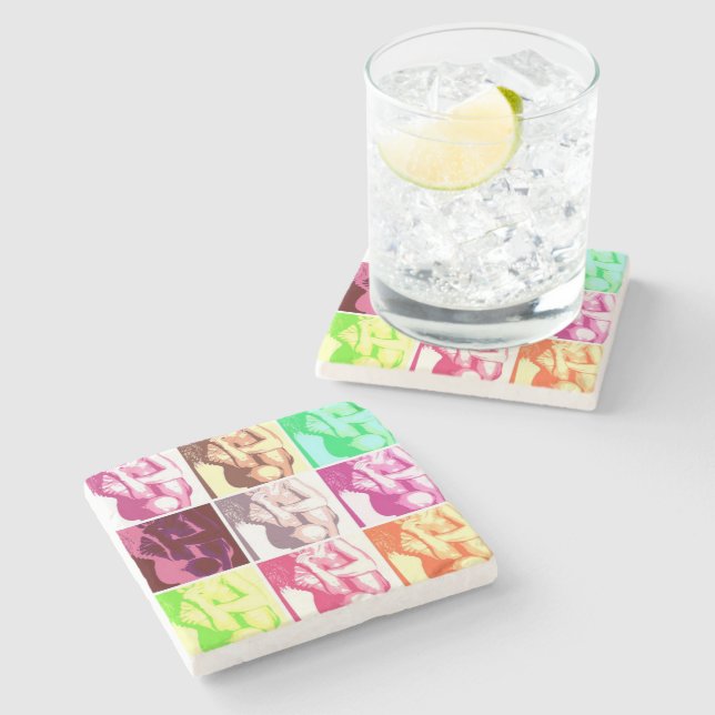 Bachelor Party Stone Coaster (Side)