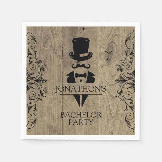 Bachelor Party Supplies Paper Napkin (Front)