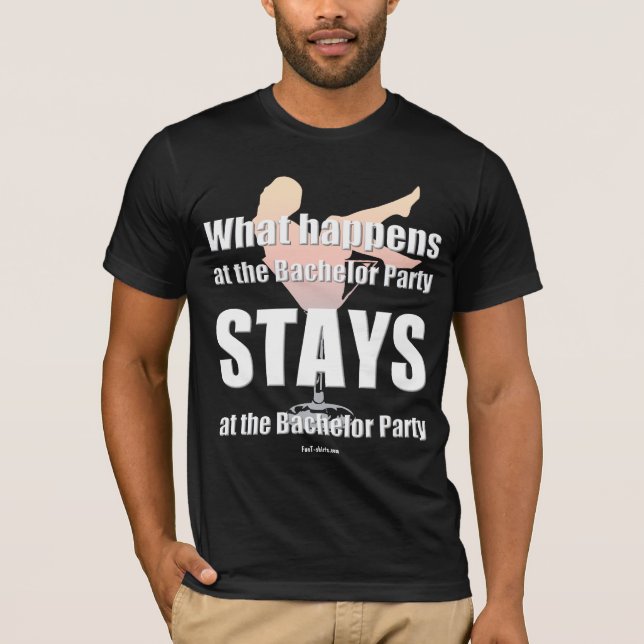 Bachelor Party t-shirt (Front)