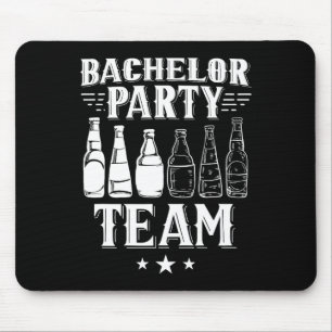Bachelor Party Team Groom Bride 1 Mouse Pad