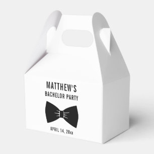 Bachelor Party Tuxedo Bow Tie Wedding Favor Box