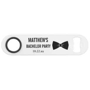 Bachelor Party Tuxedo Bow Tie Wedding Favour Bar Key