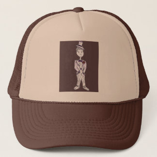Bachelor Party Tuxedo Groom Trucker Hat