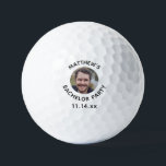 Bachelor Party Wedding Favour Groom Photo Golf Balls<br><div class="desc">This is the perfect bachelor party favour for the groom who love to golf! Give these golf balls as a gift for your bachelor party or other wedding event.
Customize with the photo and details of your choice.</div>