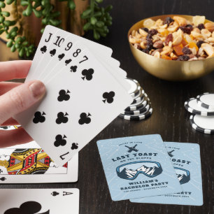 Bachelor Party Weekend Personalized Lucky In Love Playing Cards