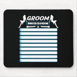 Bachelor Party With Checklist - Tasks For The Groo Mouse Pad