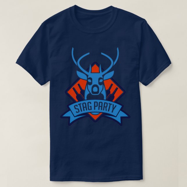 Bachelor Stag Party T-Shirt (Design Front)