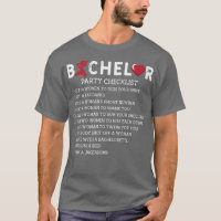 Bachelor Supplies Party Checklist Groom GroomsmenT