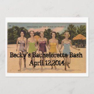 Bachelorette Bash Invitation