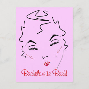 Bachelorette Bash Postcard