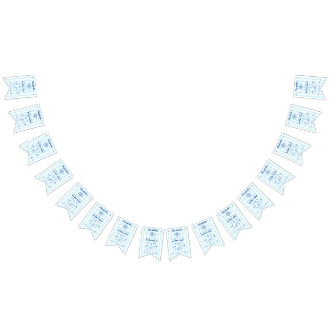 Bachelorette Beach Party Last Toast On the Coast Bunting Flags (All)